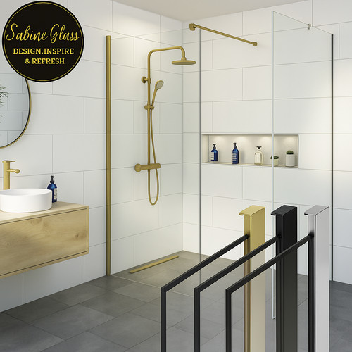 1950mm height walk wet room - walk,